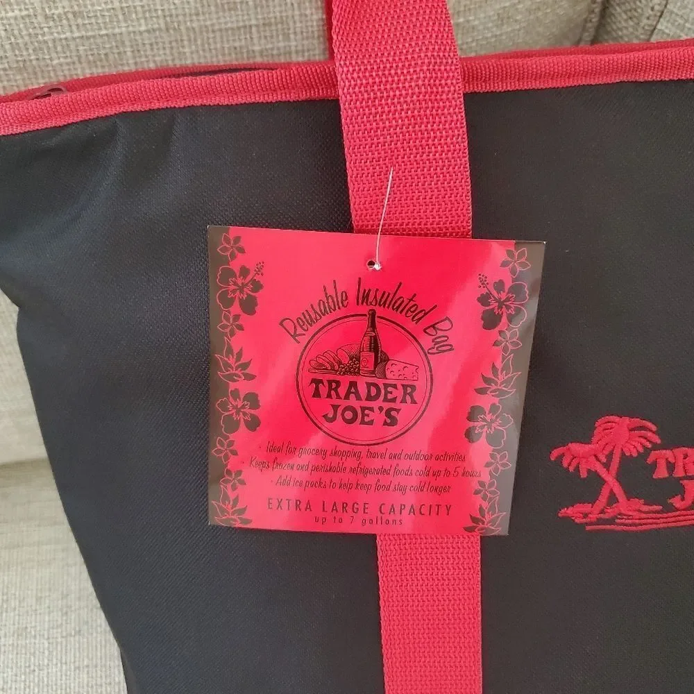 Trader Joe's Large Reusable Insulated Tote Bag